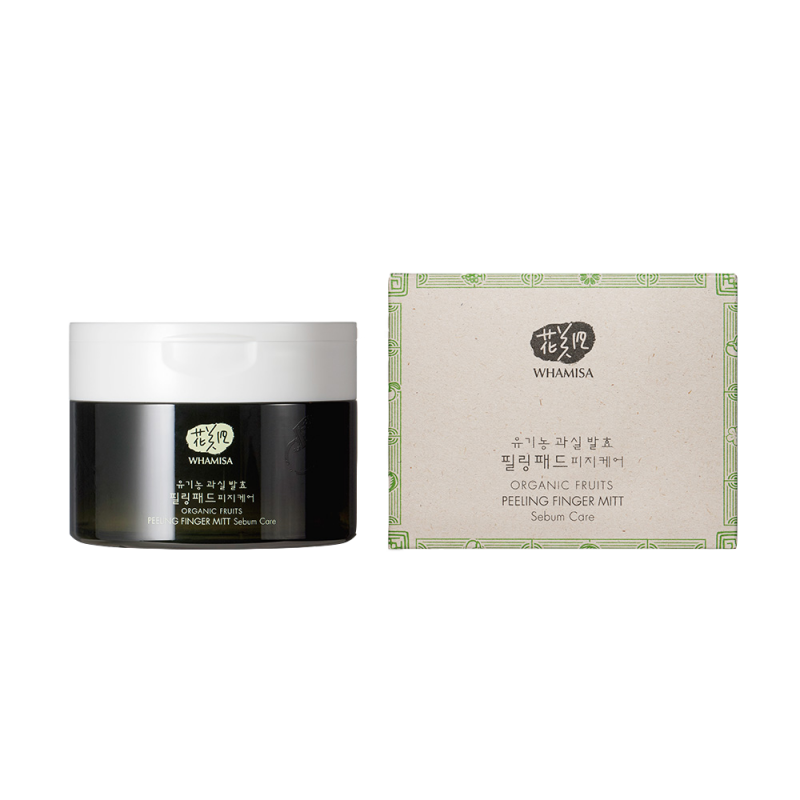 Спонжи для пилинга на основе фруктовых ферментов (для жирной кожи) 180 мл WHAMISA